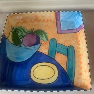 Ceramic Painted Tray